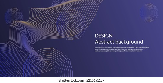 Resumen de líneas onduladas digitales en el fondo con lugar para el texto. Tamplate para banner web, página de inicio, presentación, postal, impresiones, afiche.