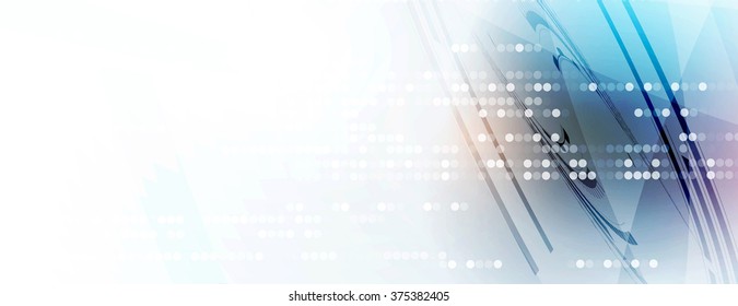 Abstract digital web site header. Banner technology background