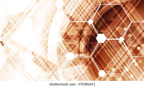 Abstract digital web site header. Banner technology background
