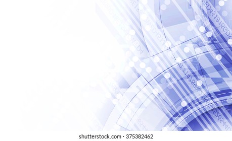 Abstract digital web site header. Banner technology background