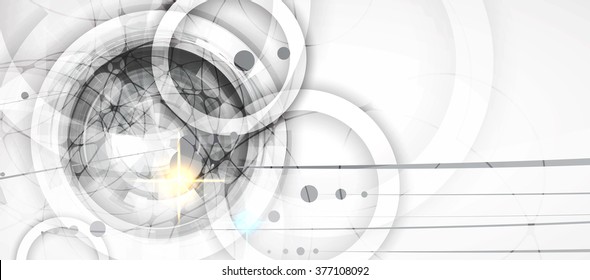 Abstract digital web site header. Banner technology background