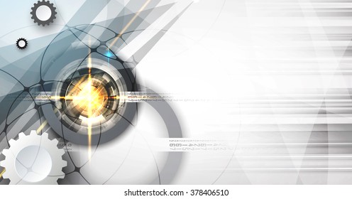 Abstract digital web site header. Banner technology background