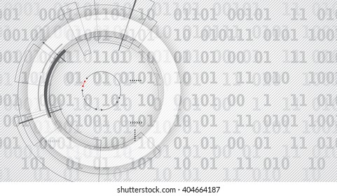 Abstract digital web site header. Banner technology background