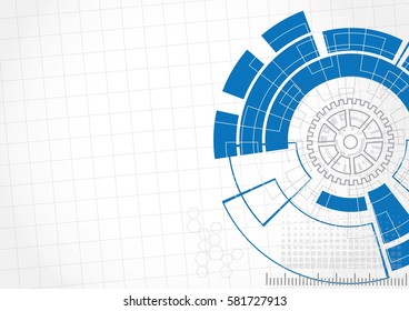 Abstract digital web site header. Banner technology background