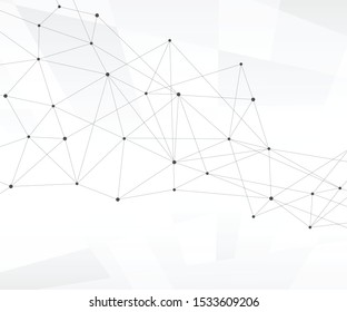 Abstract digital wireframe poly mesh vector illustration on background