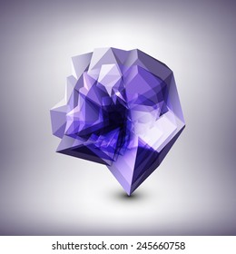 Abstract dimensional polygonal geometric background for modern design.