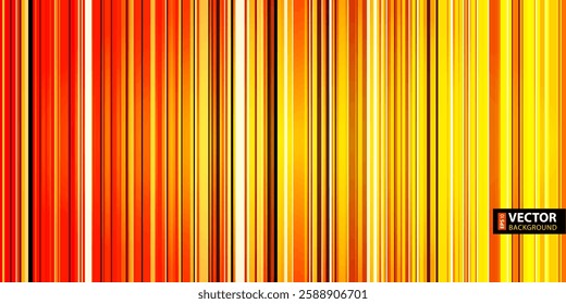 Abstract dinamic black, white, red, orange and yellow stripes background. RGB EPS 10 vector illustration