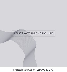 Abstract dinamic waving line background