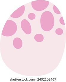 Abstract Dinosaur Egg Vector Illustration