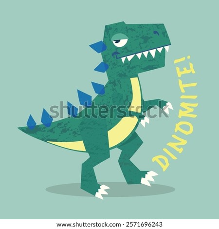 abstract dinosaur vector illustration graphic