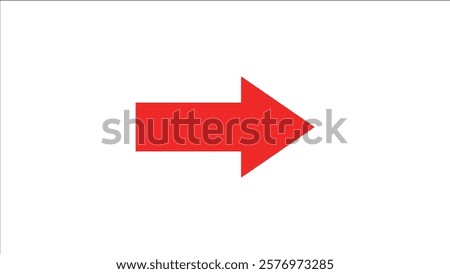 Abstract Directional arrow signal icon. Blue color simple straight arrow pointing to the right on black background. Right-Pointing Arrow.	