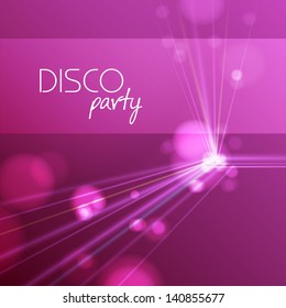 Abstract disco background