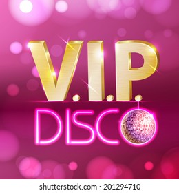 Abstract disco background