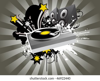 abstract disco background