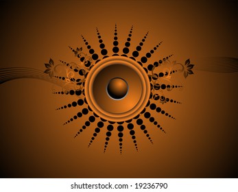 diseño de una serie de fondo disco abstracto