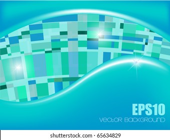 Abstract disco background. Vector format