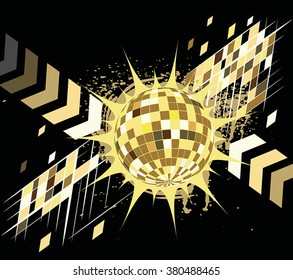 Abstract disko ball