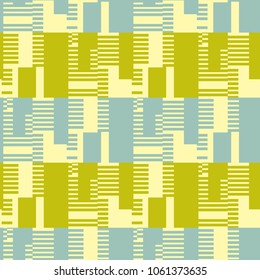 Abstract displaced seamless pattern. Futuristic design, texture background, minimalism