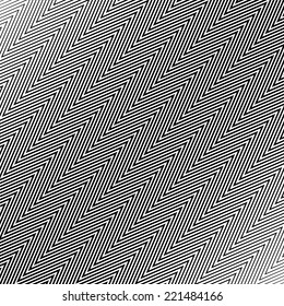 Abstract distorted background, zig zag lines