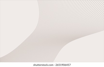 Abstract Distorted Lines and Dots Pattern with a Neutral Background