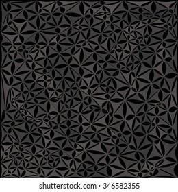 Abstract distorted triangles vector background.