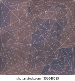 Abstract distorted triangles vector background