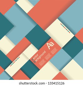 Abstract distortion from rhomb shape background - seamless. Can be used for graphic or website layout vector.