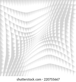 Abstract distortion from rhomb shape background.