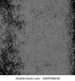 Abstract Distress Background, Stucco Grunge, Cement Or Concrete Wall Textured. Halftone Vector Illustration Design With Copy Space. Easy to Create Overlay Illustration For Retro and Urban Designs. 