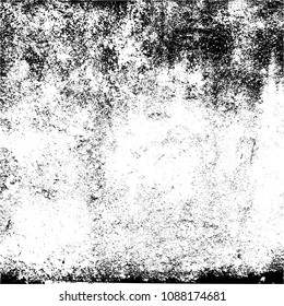 Abstract Distress Background, Stucco Grunge, Cement Or Concrete Wall Textured. Halftone Vector Illustration Design With Copy Space. Easy to Create Overlay Illustration For Retro and Urban Designs. 