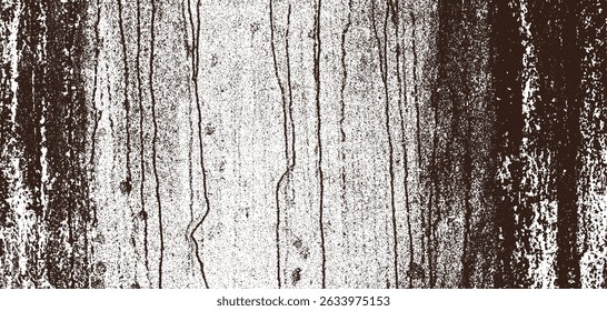 Abstract distress dark brown weathered corrosion textured background. Grunge retro grainy rusty metallic texture for expressive design, banner, vintage rough surface, noise effect, aged overlay