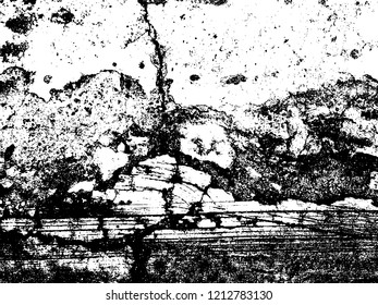 Abstract distress floor background, grunge, cement or concrete wall textured. Vector illustration design with copy space.