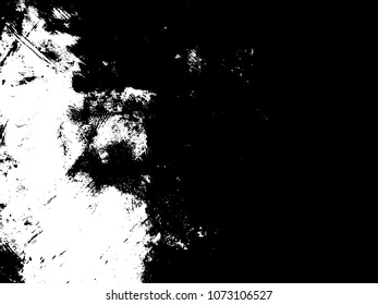 Abstract distress floor, black and white  background, stucco grunge, cement or concrete wall textured. Vector illustration design with copy space.