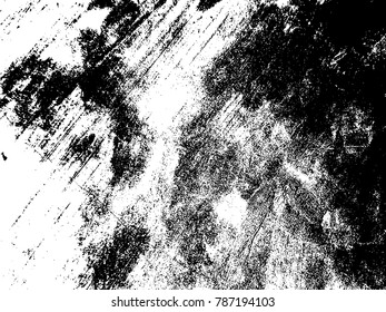 Abstract distress floor, black and white background, stucco grunge, cement or concrete wall textured. Vector illustration design with copy space.