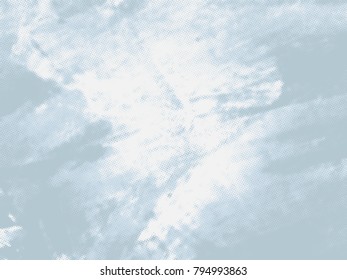 Abstract distress floor, blue background, stucco grunge, cement or concrete wall textured. Vector illustration design with copy space.