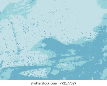 Abstract distress floor, light blue background, stucco grunge, cement or concrete wall textured. Vector illustration design with copy space.