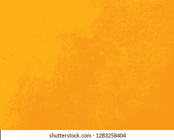 Abstract distress floor, orange background, stucco grunge, cement or concrete wall textured. Vector illustration design with copy space.