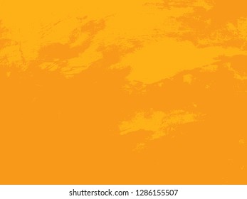 Abstract distress floor, orange background, stucco grunge, cement or concrete wall textured. Vector illustration design with copy space.