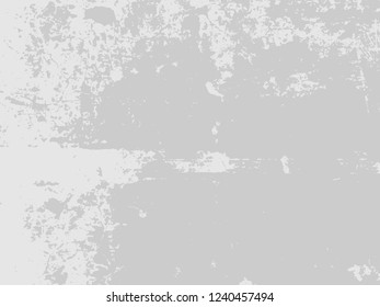 Abstract distress floor, white and gray background, stucco grunge, cement or concrete wall textured. Vector illustration design with copy space.