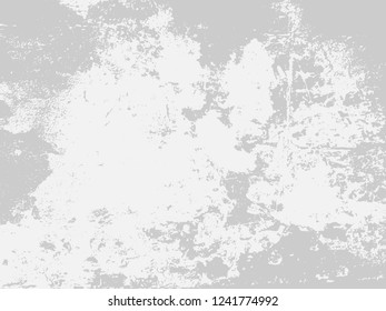 Abstract distress floor, white and gray background, stucco grunge, cement or concrete wall textured. Vector illustration design with copy space.
