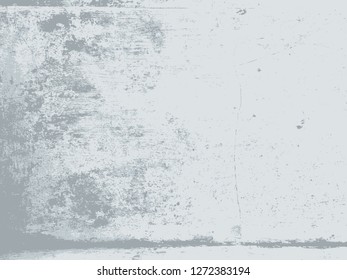 Abstract distress floor, white and gray background, stucco grunge, cement or concrete wall textured. Vector illustration design with copy space.