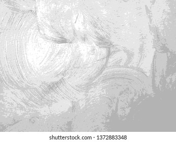 Abstract distress floor, white and gray background, stucco grunge, cement or concrete wall textured. Vector illustration design with copy space.