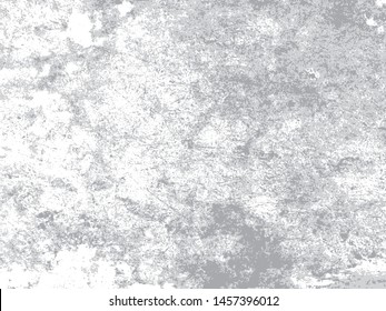 Abstract distress floor, white and gray background, stucco grunge, cement or concrete wall textured. Vector illustration design with copy space.