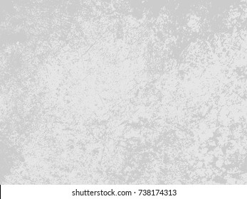 Abstract distress floor, white and gray background, stucco grunge, cement or concrete wall textured. Vector illustration design with copy space.