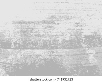 Abstract distress floor, white and gray background, stucco grunge, cement or concrete wall textured. Vector illustration design with copy space.