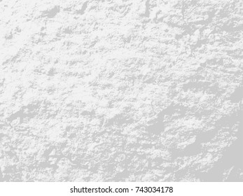 Abstract distress floor, white and gray background, stucco grunge, cement or concrete wall textured. Vector illustration design with copy space.