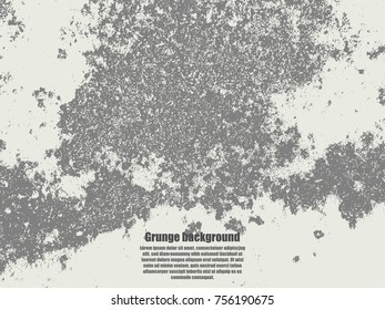 Abstract distress floor, white and gray background, stucco grunge, cement or concrete wall textured. Vector illustration design with copy space.