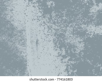 Abstract distress floor, white and gray background, stucco grunge, cement or concrete wall textured. Vector illustration design with copy space.