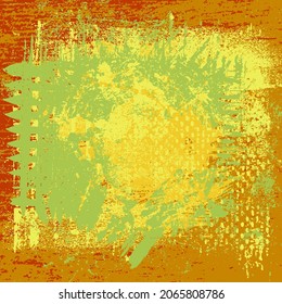 Abstract Distress Grunge Background Texture Colorful Splatter Scratch Rough Dirty Style