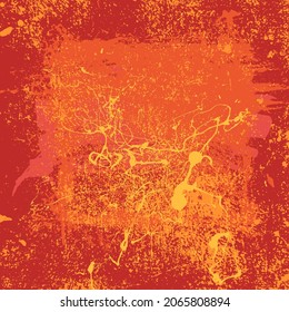 Abstract Distress Grunge Background Texture Colorful Splatter Scratch Rough Dirty Style